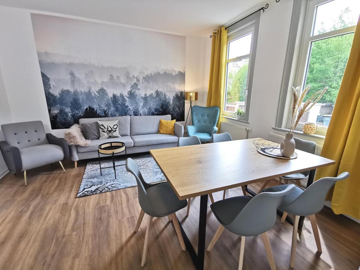 Bohnapartments - Stadtblick Zechenhaus - Balkon - Gratis Parkplatz - Wlan - Sehr Ruhig - Barrierearm 伊尔梅瑙 外观 照片