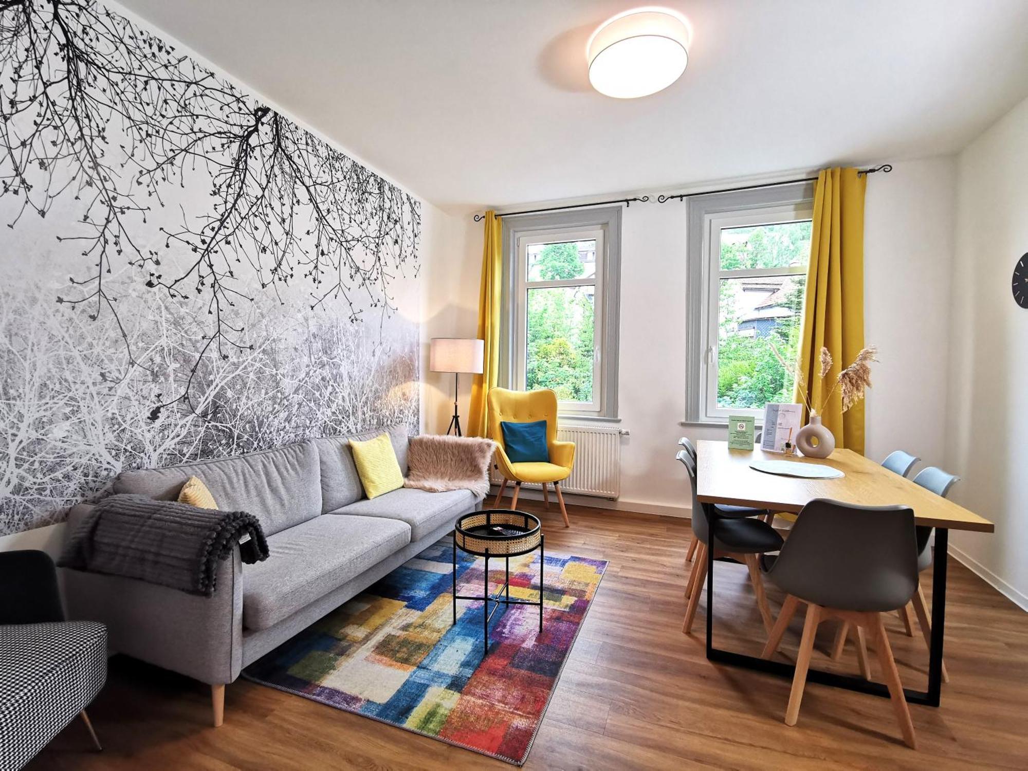 Bohnapartments - Stadtblick Zechenhaus - Balkon - Gratis Parkplatz - Wlan - Sehr Ruhig - Barrierearm 伊尔梅瑙 外观 照片